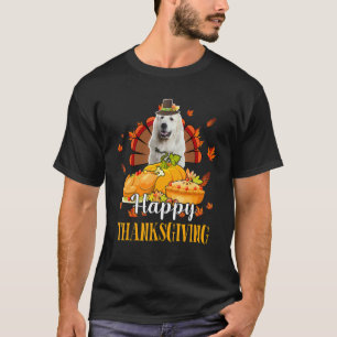 T-shirt Bon thanksgiving Turquie Grands Pyrénées Chute Pom