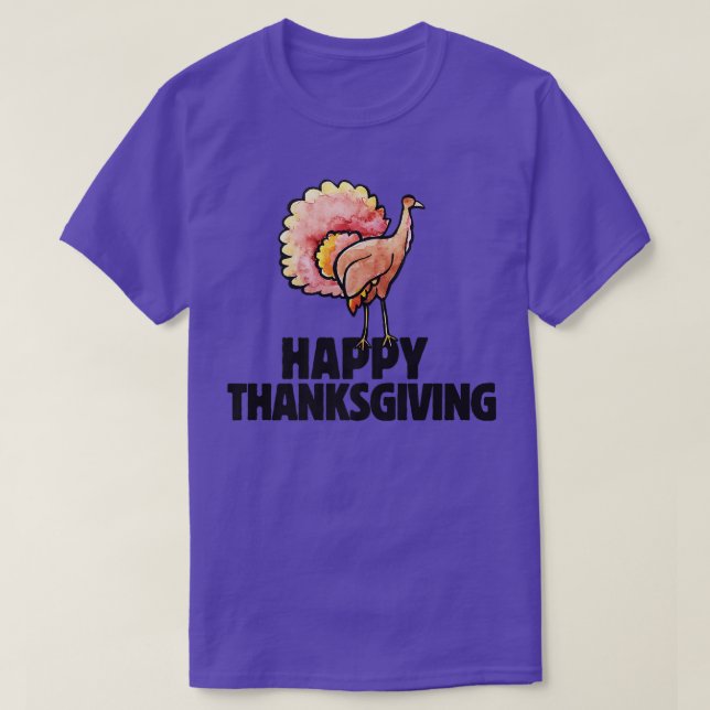 T-shirt Bon thanksgiving Vacances Art (Design devant)