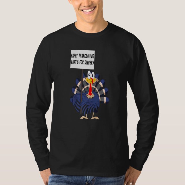 T-shirt Bon thanksgiving What's For Dinner Turquie Day (Devant)