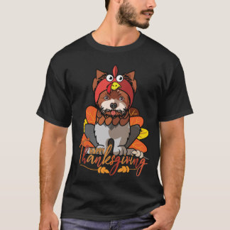 T-shirt Bon thanksgiving Yorkshire Terrier Amoureux des ch