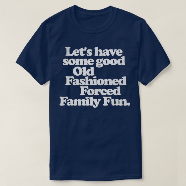 T-shirt Bon Vieux Mode d Famille Amusant Funny Noël (Design devant)
