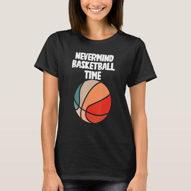 T-shirt Bon vieux temps de basket-ball (Devant)