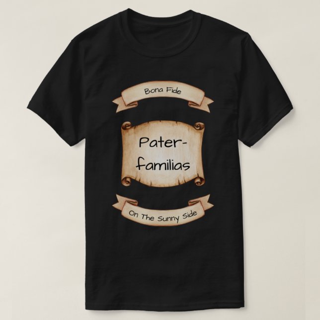 T-shirt Bona fide paterfamilias Actif (Design devant)