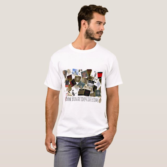 T-shirt Bonafide4Life.com "T-shirt des albums" (Devant entier)
