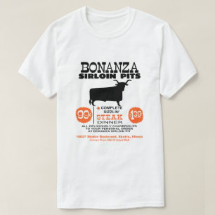 T-shirt Bonanza Sirloin Pit, Skokie, Illinois.