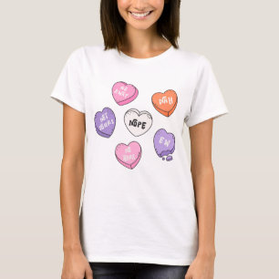 T-shirt Bonbon Coeur anti-Valentin