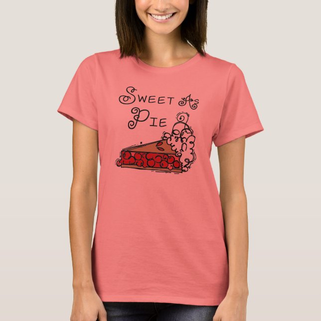 T-shirt Bonbon comme tarte (Devant)