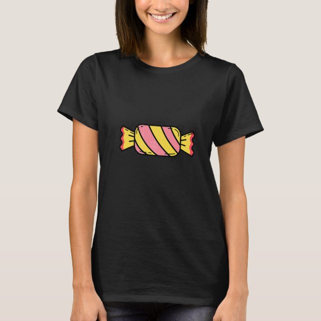 T-shirt Bonbons Chocolats Friandises (Devant)