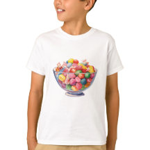 Bonbons colorés rétro