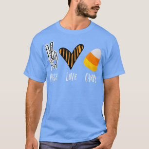 T-shirt Bonbons Corn Cadeau Hommes Femmes Enfants Paix Amo