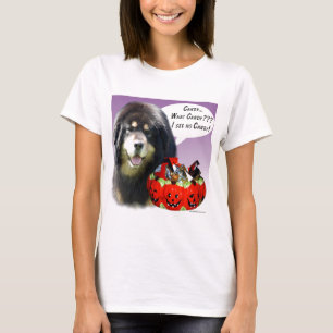 T-shirt Bonbons d'Halloween Mastiff Tibétain