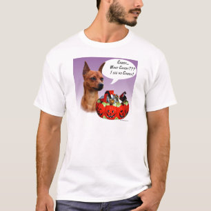T-shirt Bonbons d'Halloween Pinscher Miniature