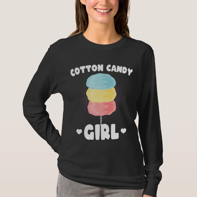 T-shirt Bonbons en coton mignonne Filles du carnaval (Devant)