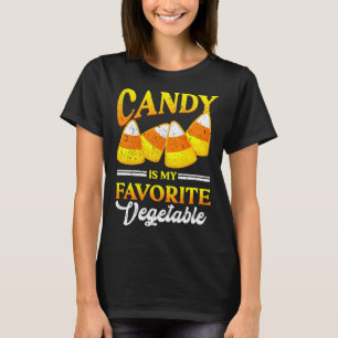 T-shirt Bonbons Est Mon Favori Corn Favori Halloween Tric