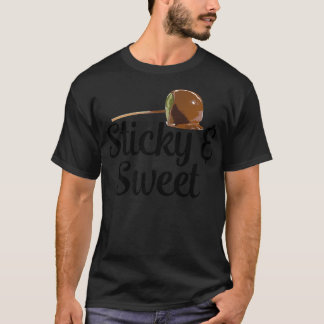 T-shirt Bonbons Pomme Sticky & Sweet Candy Dessert Femmes 