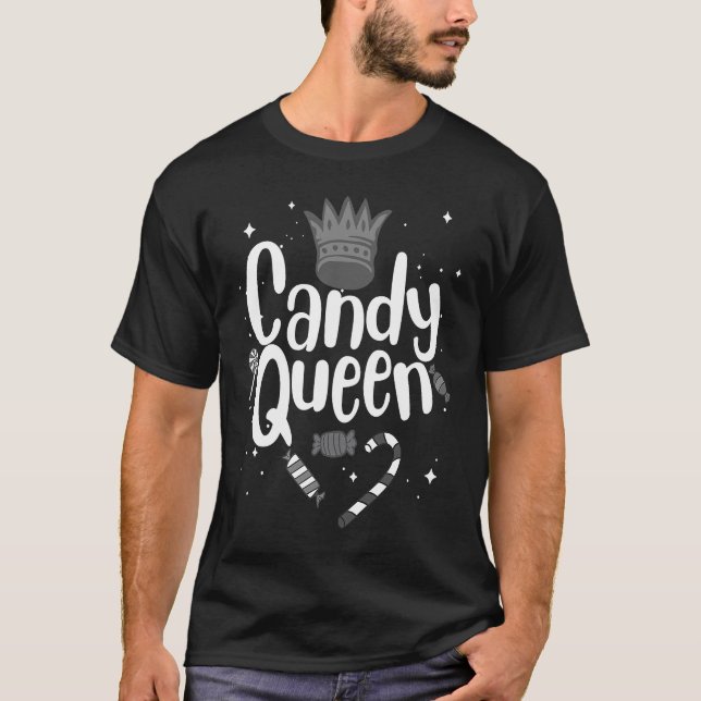 T-shirt Bonbons Queen pour Lollipop femmes douces dent (Devant)