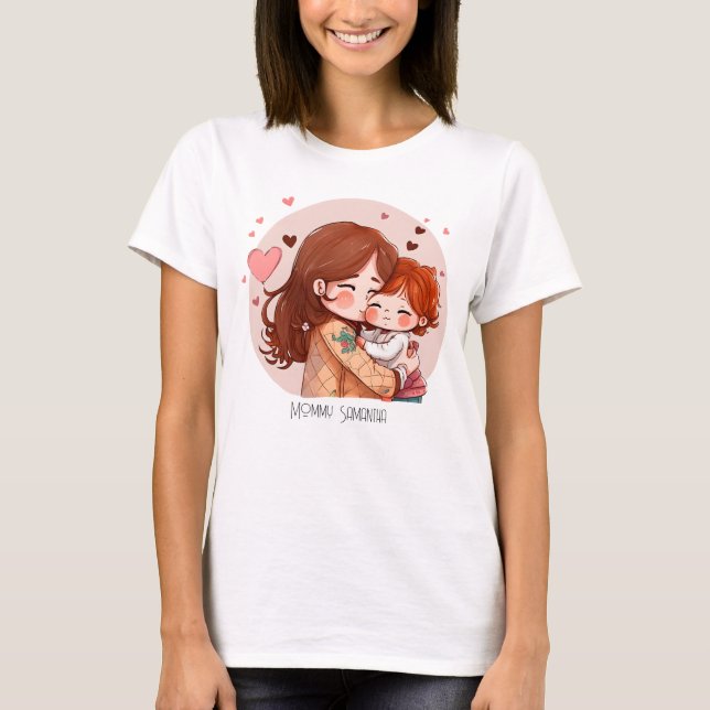 T-shirt Bond adorable maman et fille (14) (Devant)