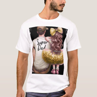 T-shirt Bond père & fille - Super Papa Tee