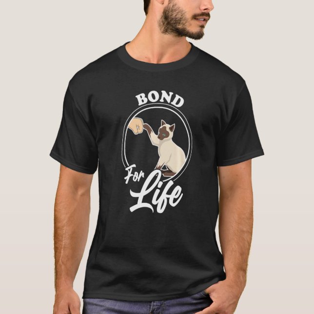 T-shirt Bond pour la vie Chat papa (Devant)