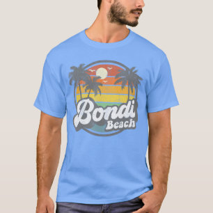 T-shirt Bondi Beach Australie Rétro les années 70 Vintage