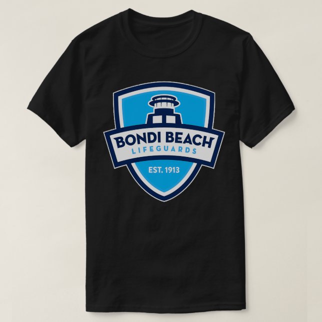 T-shirt Bondi plage secourt 2 (Design devant)