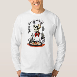 T-shirt Bone Appetit Skeleton Chef halloween