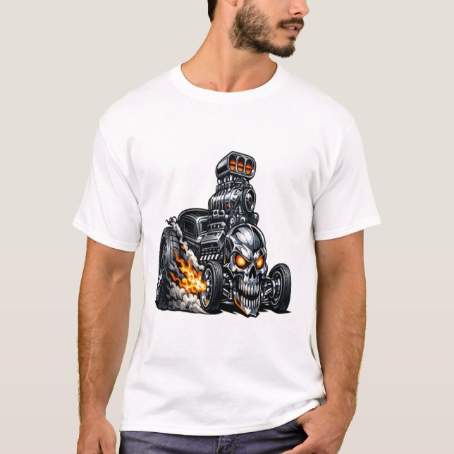 T-shirt Bonecrusher Hot Rod (Devant)