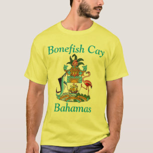 T-shirt Bonefish Cay, Bahamas avec armoiries
