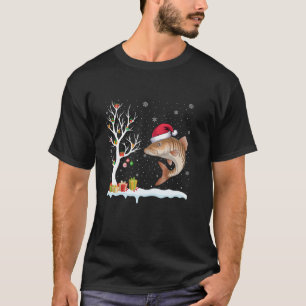 T-shirt Bonefish Santa Hat Festif Tree Light Christmas Pa
