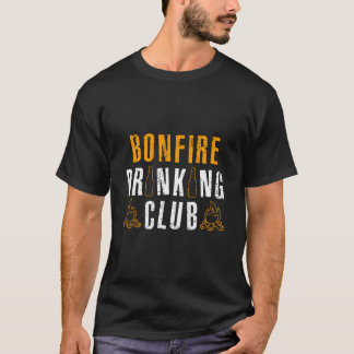 T-shirt Bonfire Drinking Club Camg