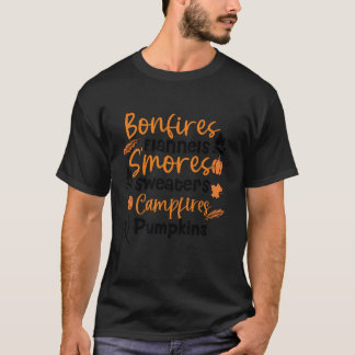 T-shirt Bonfires Flannels S moeurs Sweaters Camping et P