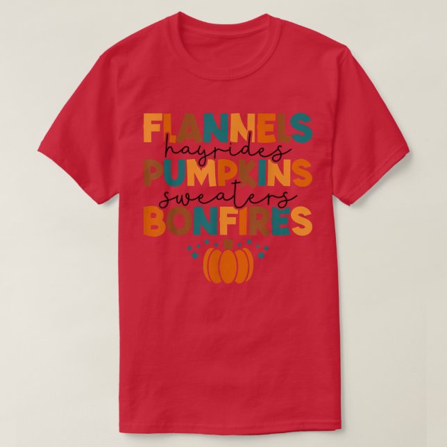 T-shirt Bonfires Happy (Design devant)