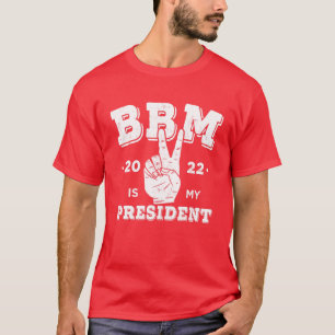 T-shirt Bong Bong Marcos Président BBM 2022 Rouge de la P