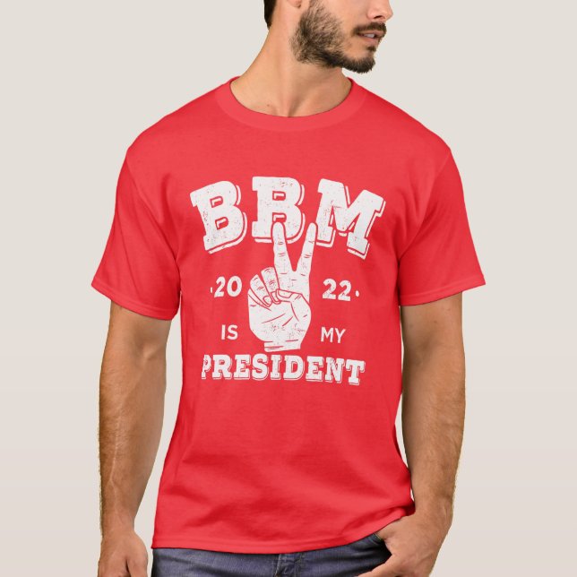 T-shirt Bong Bong Marcos Président BBM 2022 Rouge de la Pa (Devant)