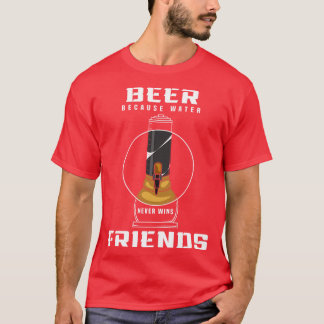 T-shirt Bong de bière avec pression