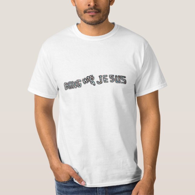 T-shirt Bong les coups 4 Jésus (Devant)