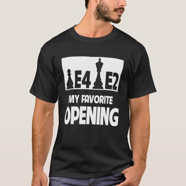 T-shirt Bongcloud Mon jeu d'ouverture favori 2022 (Devant)