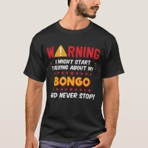 T-shirt Bongo Drum Drummer Dit Blague Graphisme