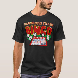 T-shirt Bonheur au Bingo Tenue de Bingo drôle vintage