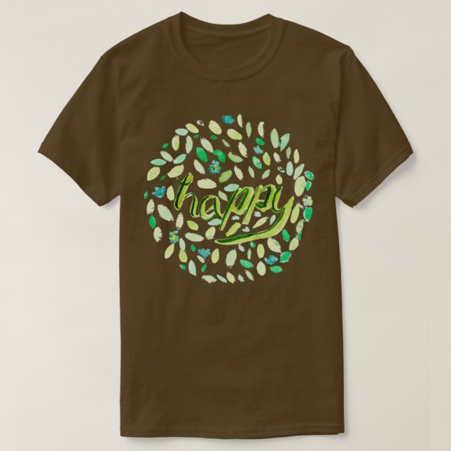 T-shirt Bonheur dans la floraison (Design devant)
