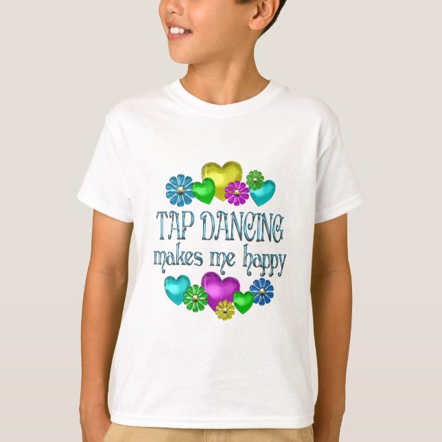 T-shirt Bonheur de claquettes (Devant)