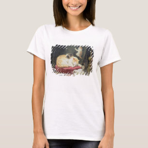 T-shirt Bonheur de coin du feu (huile sur le panneau)