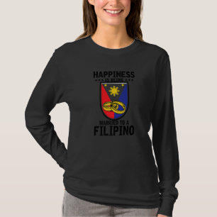 T-shirt Bonheur Humoristique Marié À Une Femme Asiatique P
