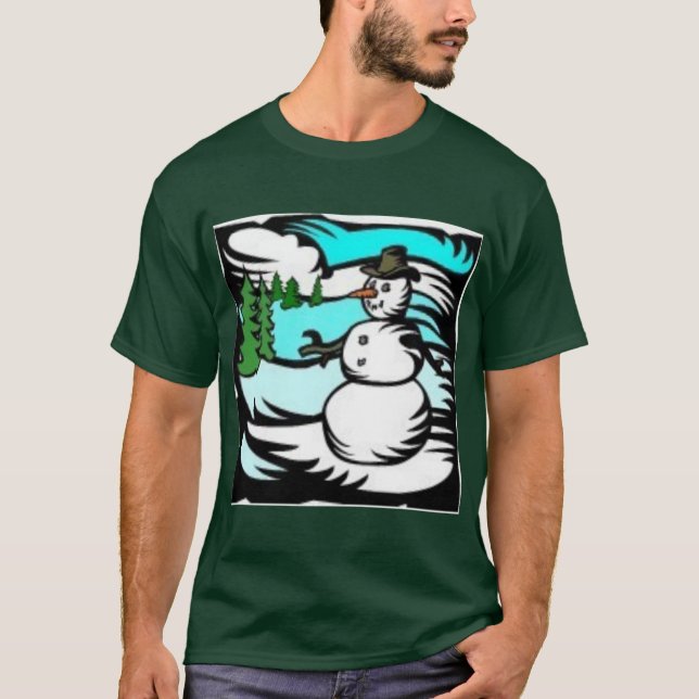 T-shirt Bonhomme de neige (Devant)
