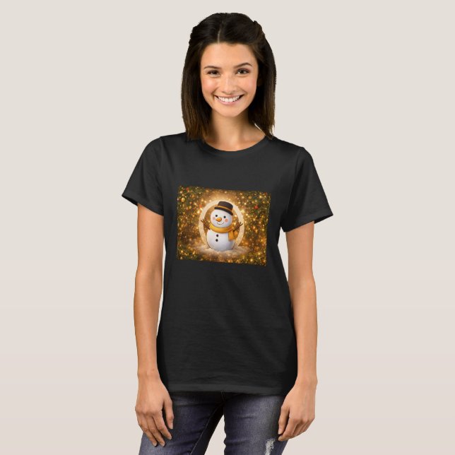 T-shirt Bonhomme de neige (Devant entier)