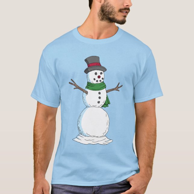 T-shirt Bonhomme de neige (Devant)