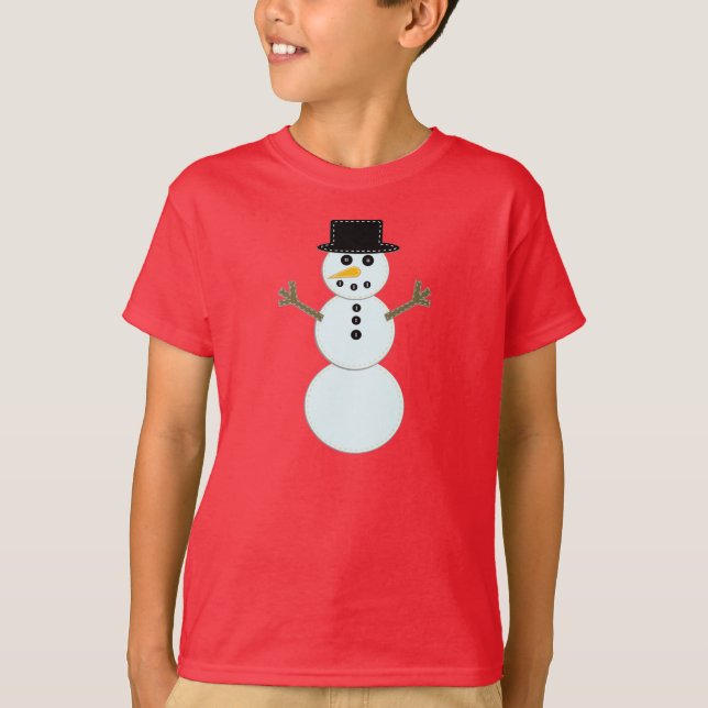 T-shirt Bonhomme de neige (Devant)