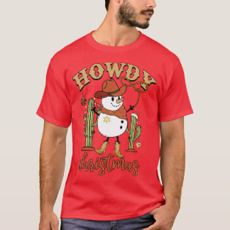T-shirt bonhomme de neige de noël