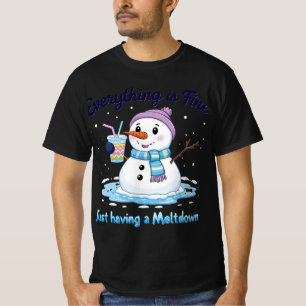 T-shirt bonhomme de neige   Faire une fusion   Tout va bie