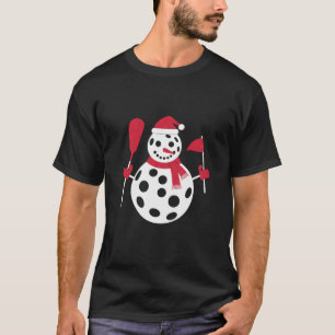 T-shirt Bonhomme de neige famille chapeau de Père Noël Xma